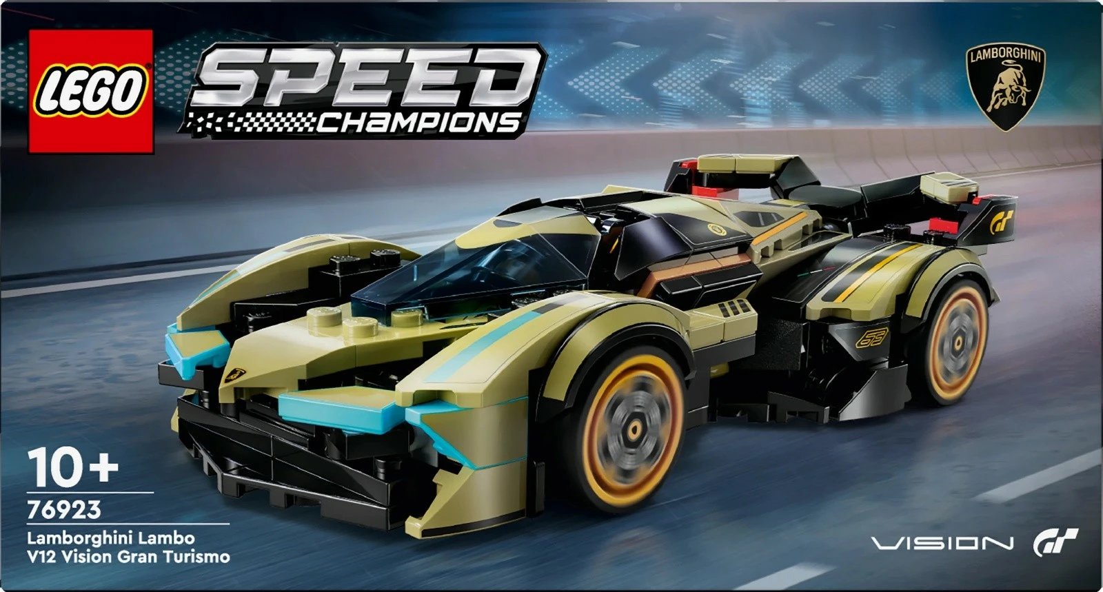 Set LEGO Speed Champions Lamborghini Lambo V12 Vision GT 76923, plastikë, 230 pjesë