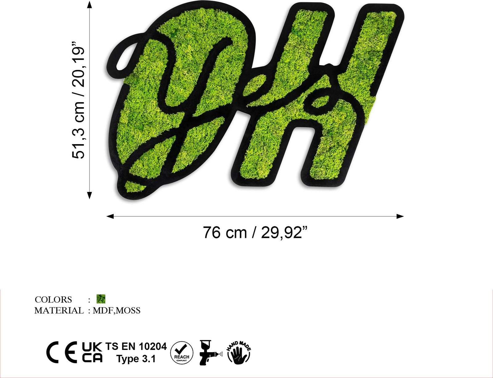 Aksesor dekorativ muri Wallity, myshk, Oh Yes