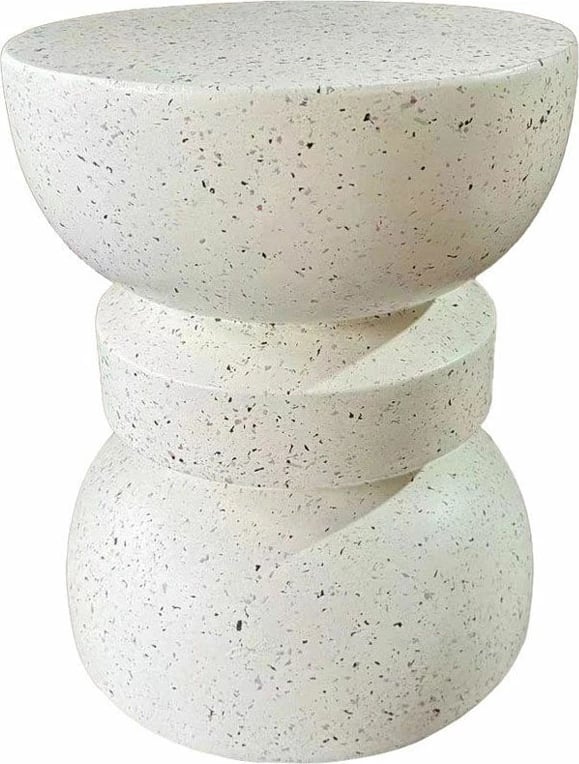 Tavolinë anësore Pioni 2, terrazzo, 37x37x45cm