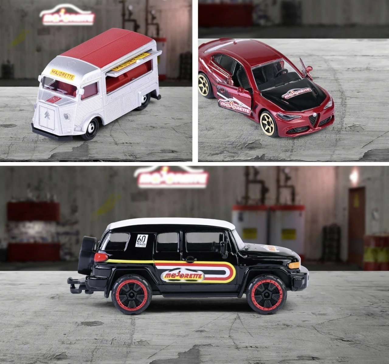 Makina lodër metalike Majorette 60th Anniversary Premium, Simba, 1:64, Mix
