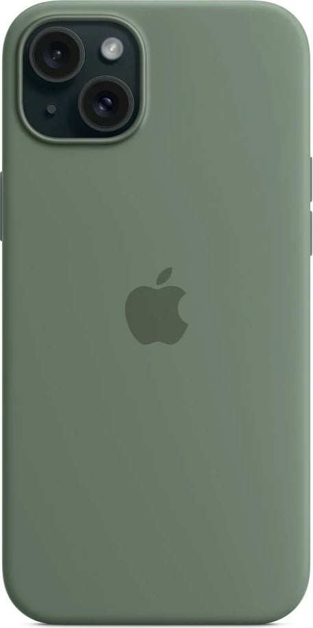 Mbështjellës Apple iPhone 15 Plus Silicone Case me MagSafe, 6.7", i gjelbër