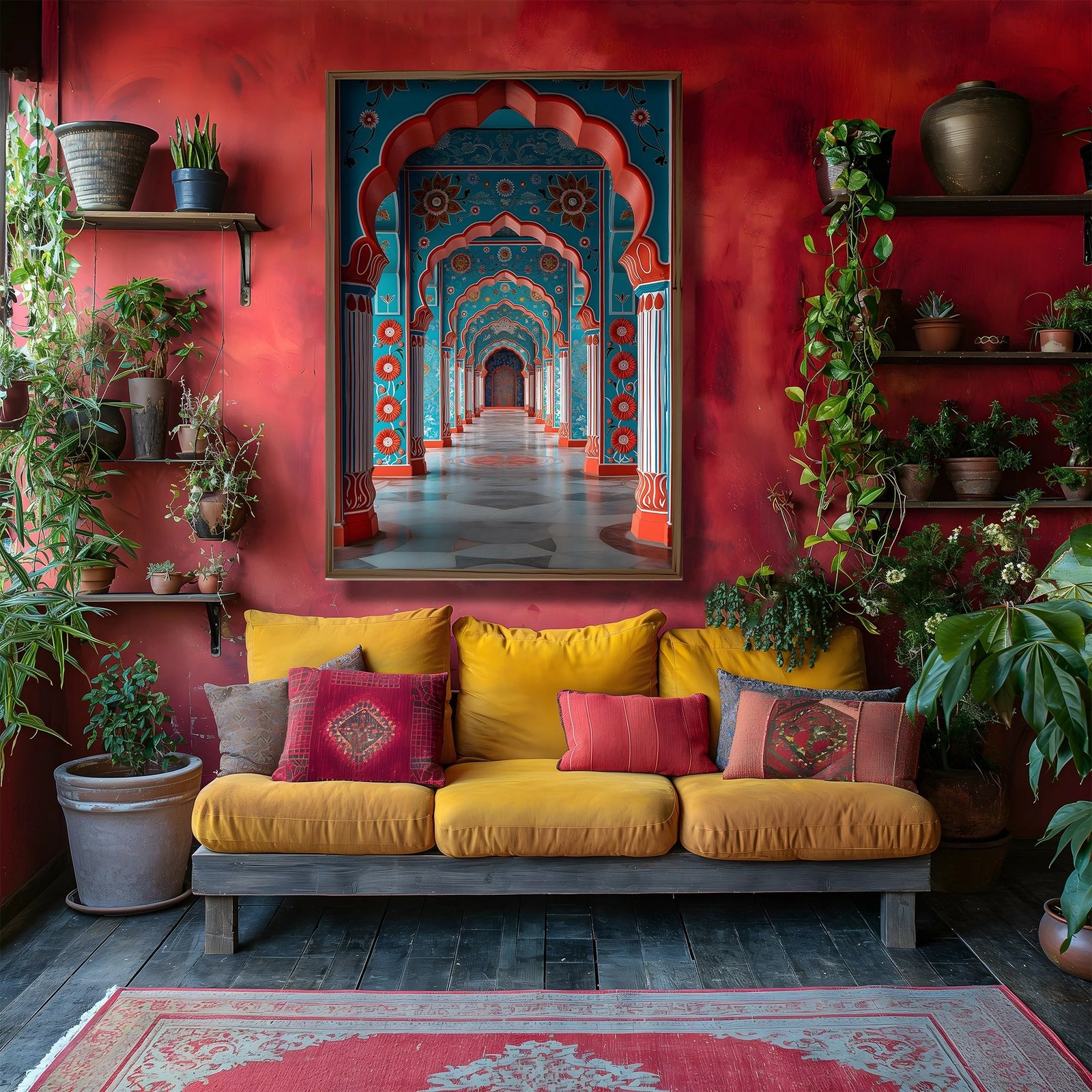 Pikturë dekorative me kornizë MDF, Wallity, GE122-L