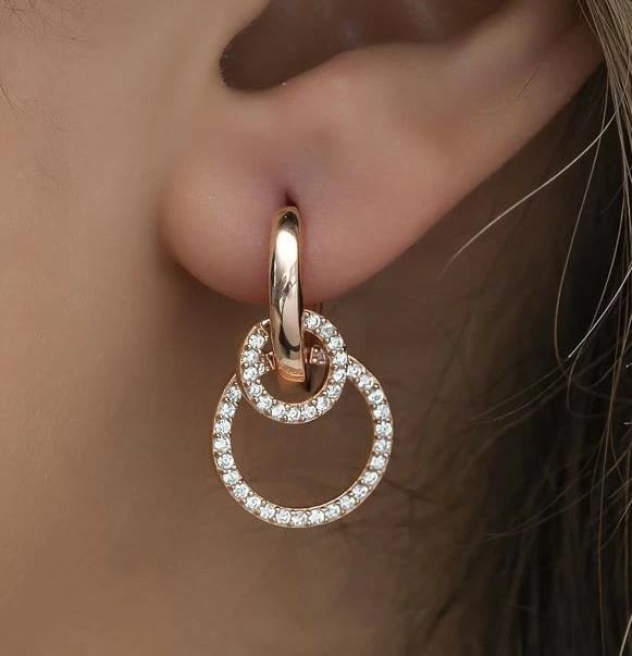 Vathë argjendi Jumeon, ngjyrë rozë e artë, NRZ998588