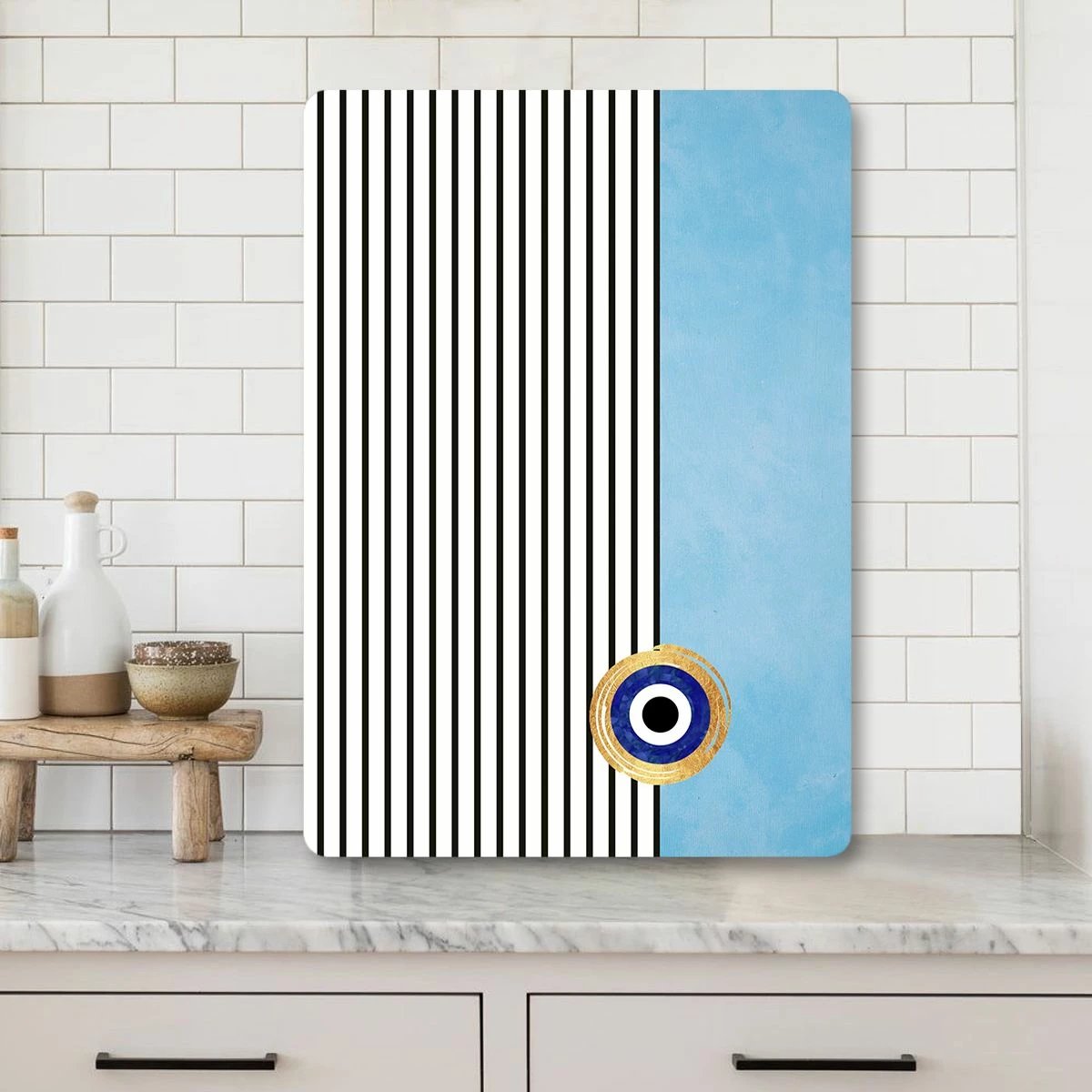 Dërrasë prerëse Hermia, qelq i temperuar, shumëngjyrëshe, Ckt52 - 2535, 25x35cm Dërrasë prerëse Hermia, qelq i temperuar, shumëngjyrëshe, Ckt52 - 2535, 25x35cm