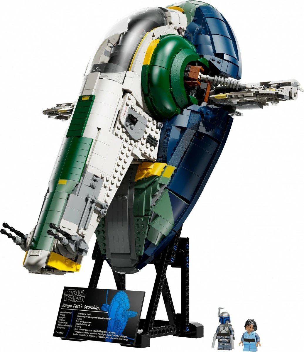 Set LEGO Star Wars Firespray-Class Patrol Craft Jango Fett 75409, 2970 pjesë, Ekstra i madh