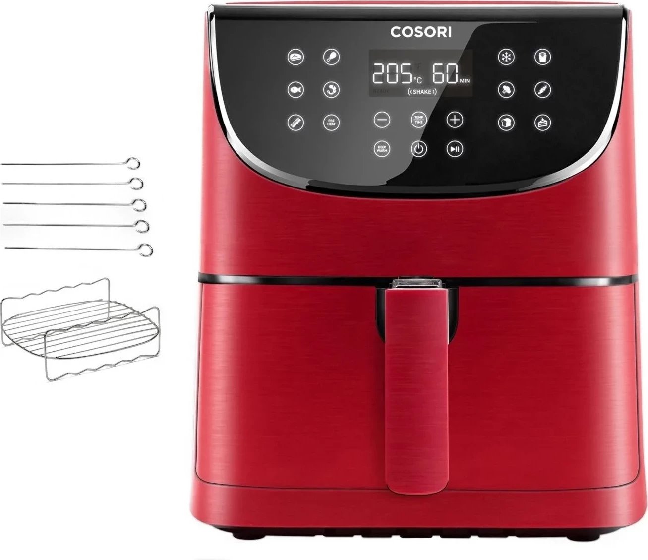 Fritezë ajri Cosori CP158-AF-RXR, 5.5L, 1700W, e kuqe
