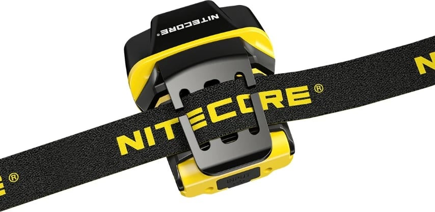 Dritë koke Nitecore NU11, 150 lm, e zezë/verdhë