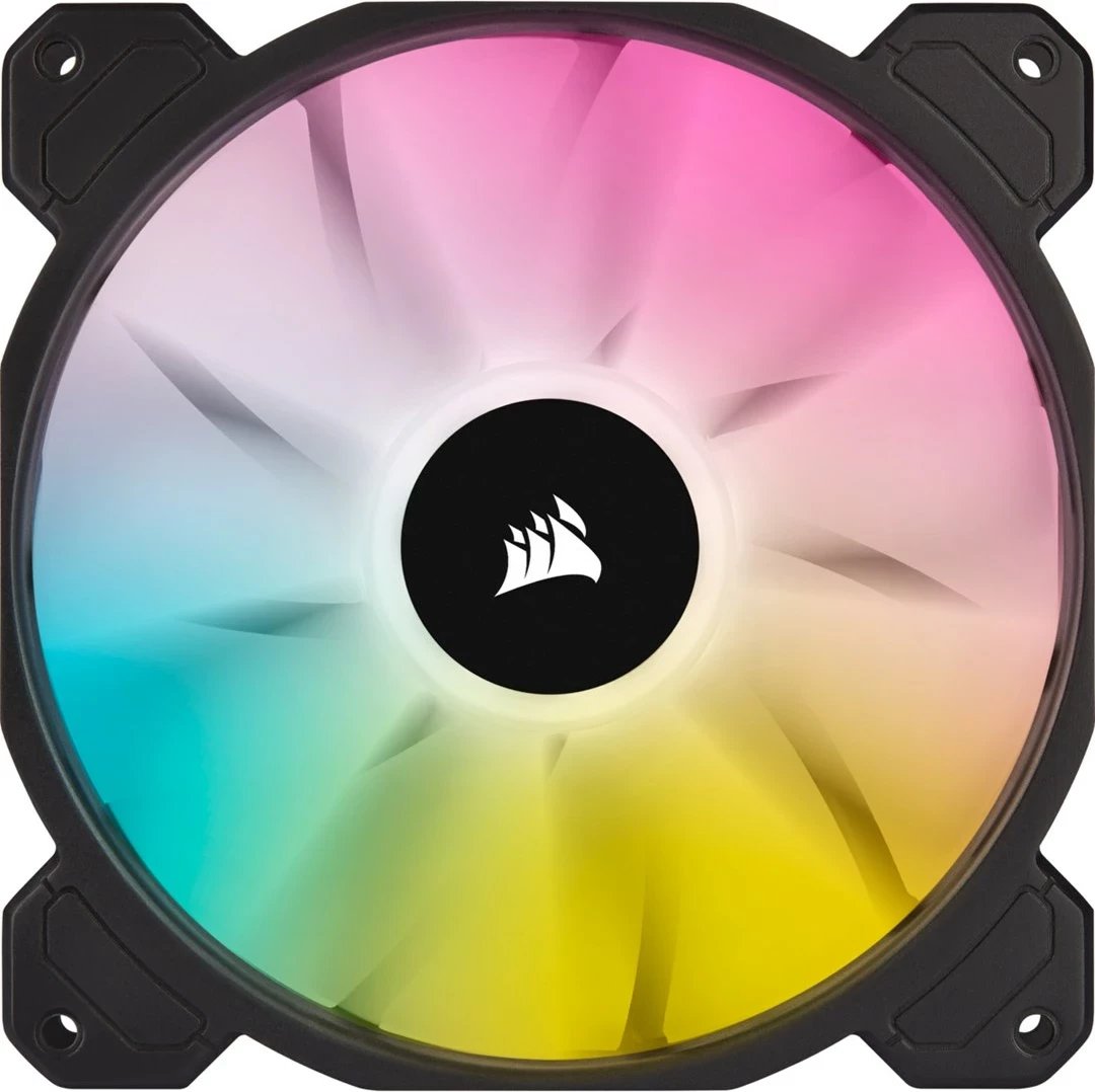 Ventilator për kasë Corsair SP140 RGB ELITE, 14 cm, i zi Ventilator për kasë Corsair SP140 RGB ELITE, 14 cm, i zi