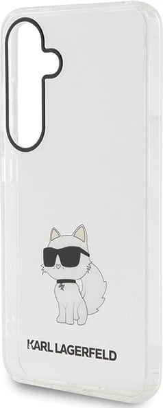 Mbështjellës Karl Lagerfeld IML Choupette për Samsung Galaxy S24, transparent