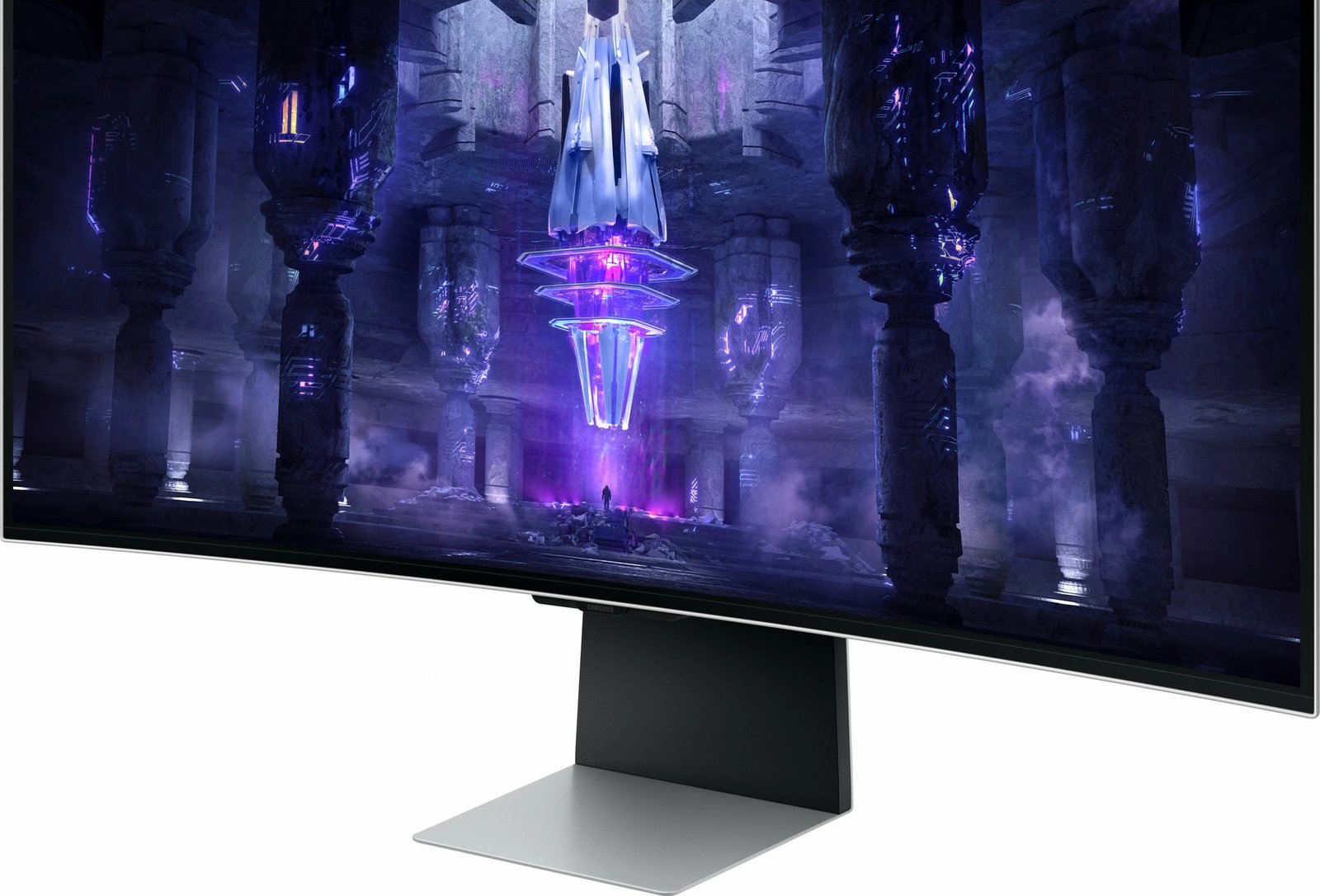 Monitor Samsung G85SB, 86.4 cm (34"), 3440 x 1440 pixels, UltraWide Quad HD, OLED, Argjendtë Monitor Samsung G85SB, 86.4 cm (34"), 3440 x 1440 pixels, UltraWide Quad HD, OLED, Argjendtë