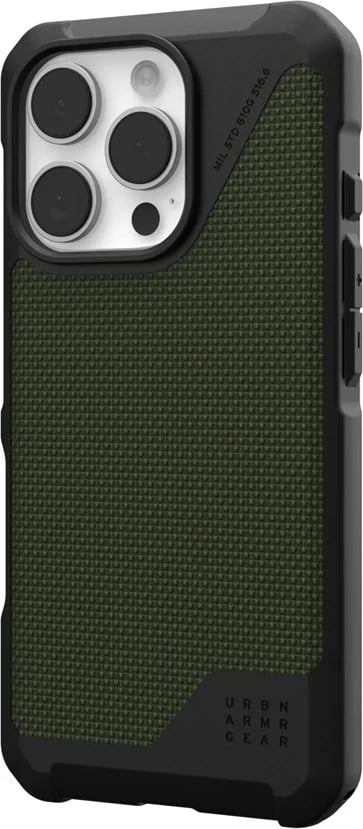 Mbështjellës Urban Armor Gear Metropolis LT për celular, Apple, 6.3", TPU, Olive