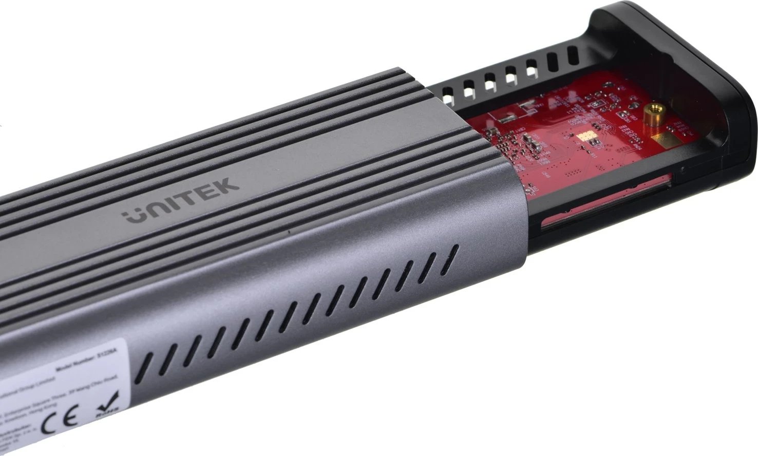 Kasë UNITEK M.2 NVME, USB 4, Gri