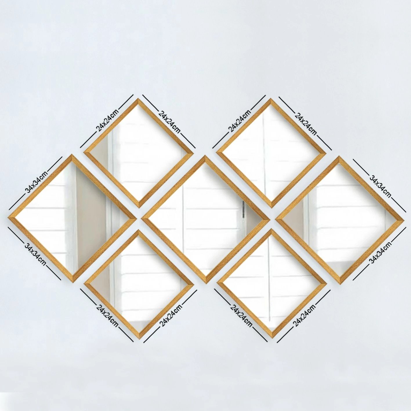 Set pasqyrash (6 copë), Wallity, SETAYNA_044