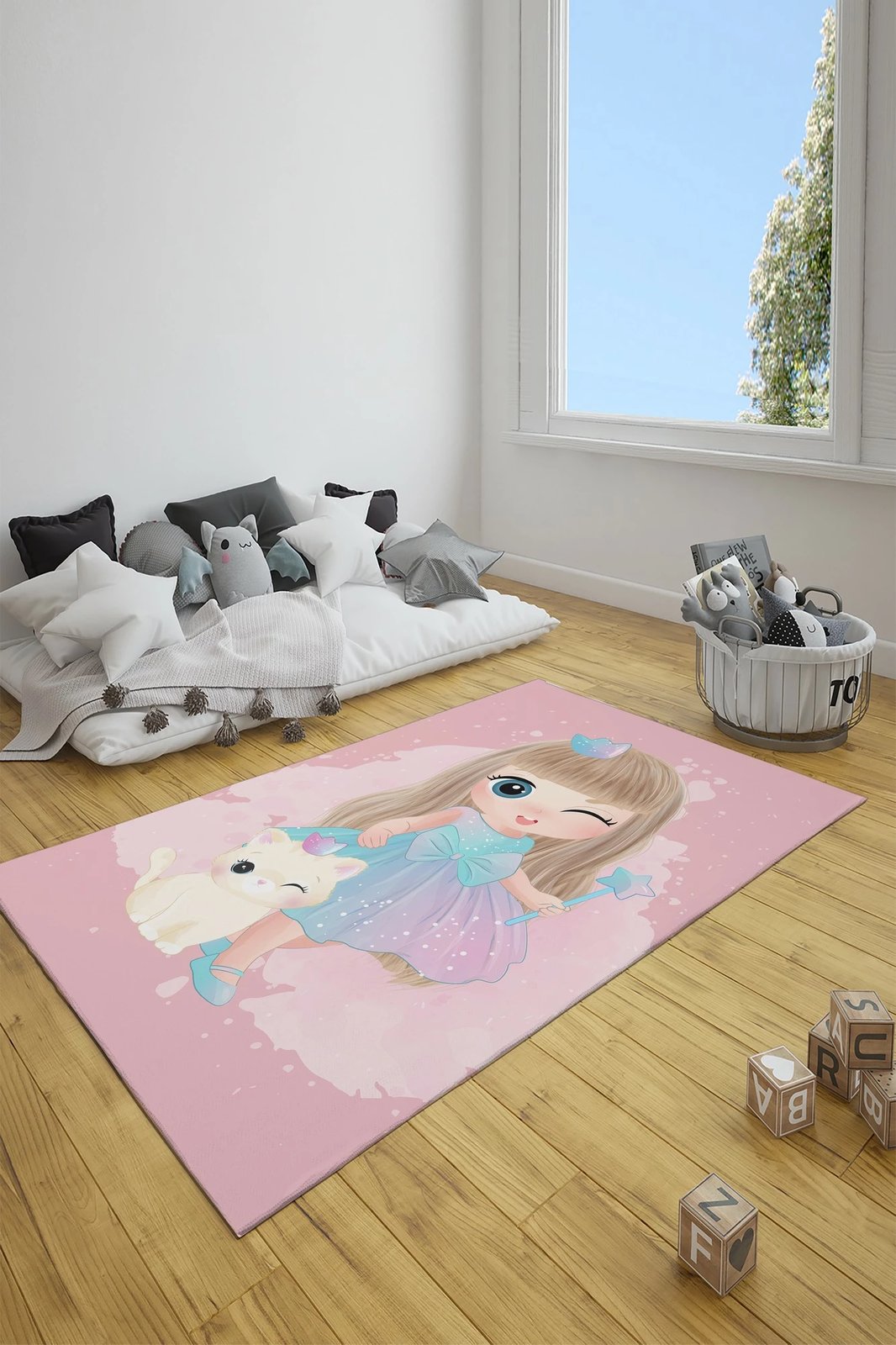 Qilim për fëmijë, shumëngjyrësh, Conceptum Hypnose CT-3015, 80x150cm