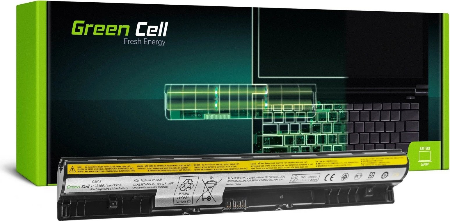 Bateri për laptop Green Cell LE46, 2200mAh, 14.4V, për Lenovo G400s, G50, G500s, G505s