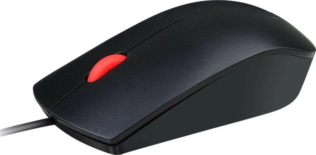 Maus Lenovo Essential - USB, e zezë