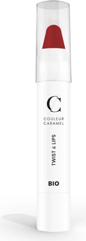 Buzëkuq Couleur Caramel Twist y Lips 407 Glossy Red 1 copë