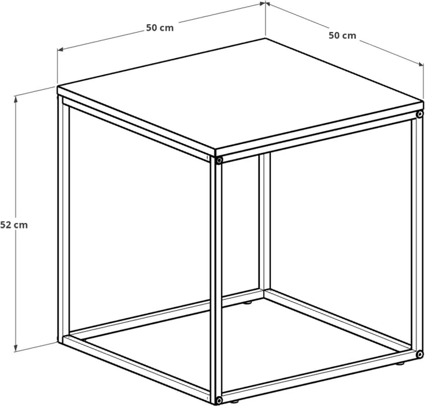 Tavolinë anësore Hanah Home, SHP-950-OO-1, ngjyrë arre