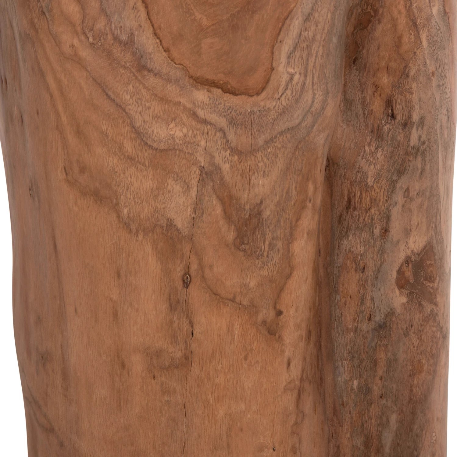 Tavolinë ndihmëse/ulëse TRONCO, dru tik, ngjyrë natyrale, FH9374.21, 30x45cm