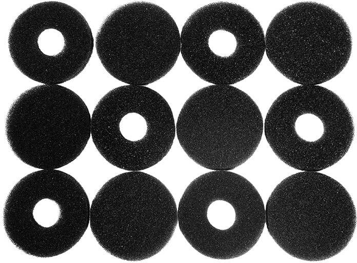 Set filtra zëvendësues Homerunpet PD10.F06 për tharëse, 6 copë, zi