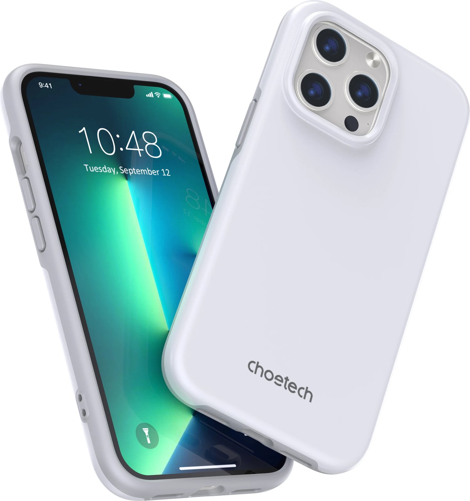Mbështjellës Choetech PC0113-MFM-WH për iPhone 13 Pro, Made For MagSafe, i bardhë