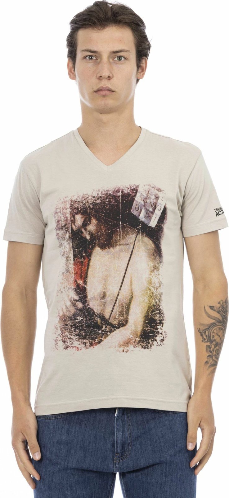 Maicë për meshkuj Trussardi Action, bezhë