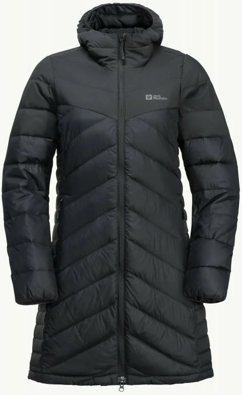 Jakne Jack Wolfskin për femra, të zeza