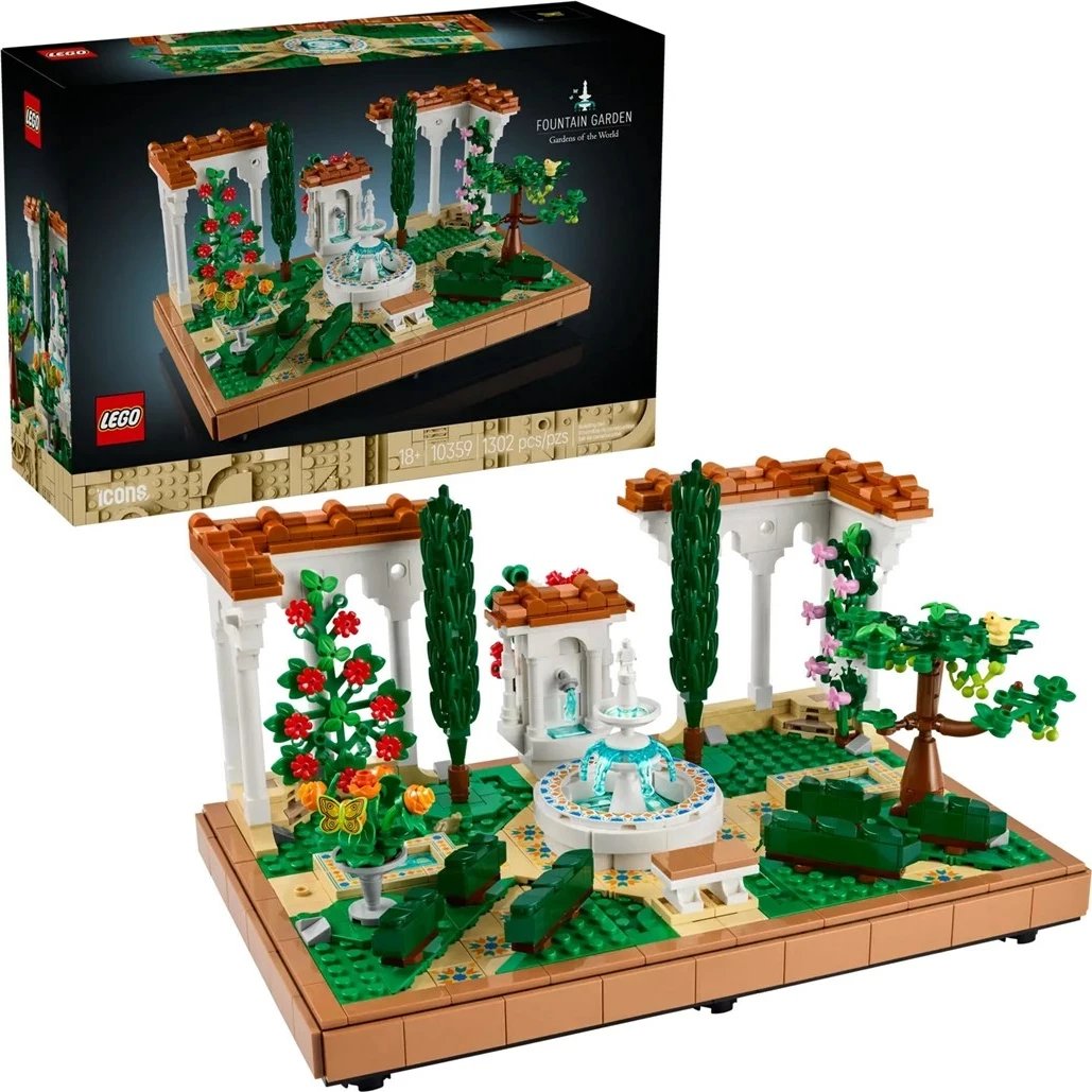Set LEGO ICONS 10359 Fountain Garden
