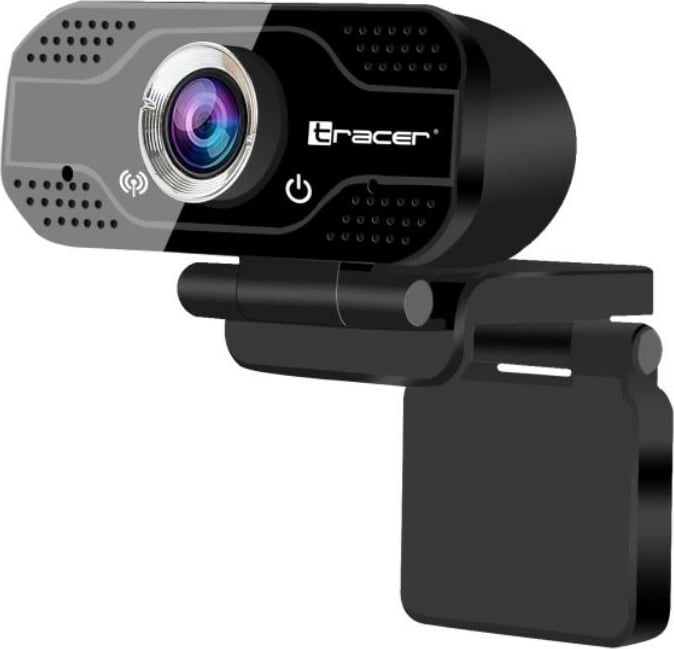 Webcam Tracer WEB007, Full HD 1080p, mikrofon i integrum, e zezë