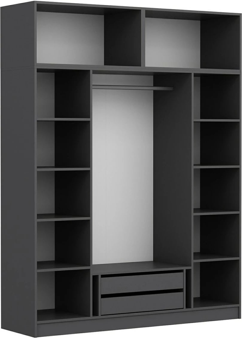 Dollap rrobash Skye Decor, ngjyrë dore, 5210