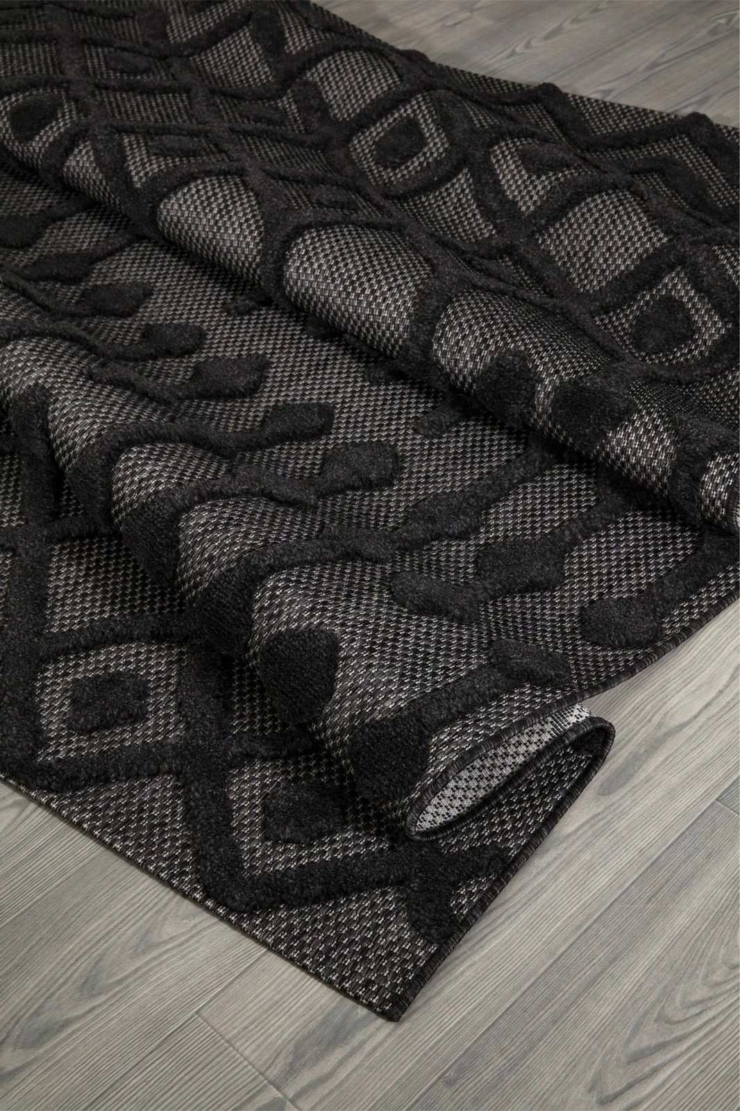 Qilim (120x180) Conceptum Hypnose, 58388A, ngjyrë e zezë