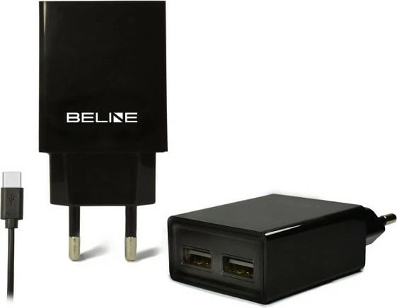 Karikues muri Beline Beli0010, 2xUSB + USB-C, 2A, i zi
