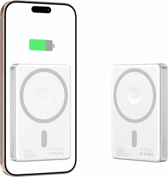 Powerbank Tech-Protect PB33 LifeMag 5000mAh, MagSafe, argjendtë