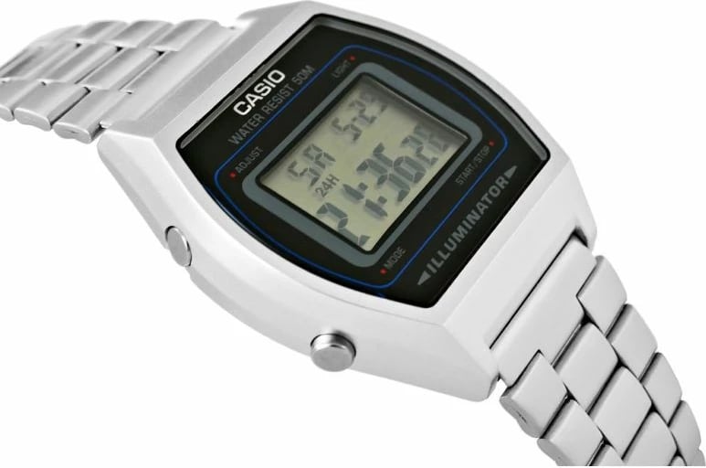 Orë dore unisex Casio, argjend