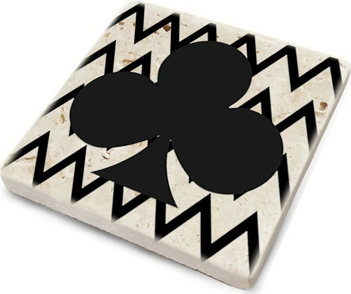 Set nënshtruesish prej guri natyral, 4 copë, shumëngjyrëshe, Hermia, TBA7436502935909