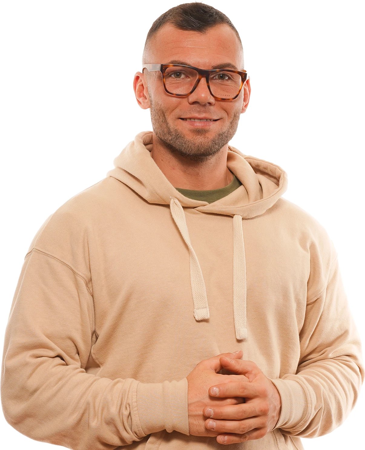 Syze optike për meshkuj Sandro, të kafta