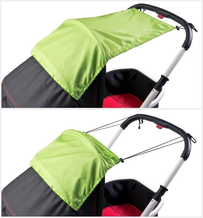 mbrojtëse dielli për karrocë, New Baby, Basic, e rregullueshme, blu