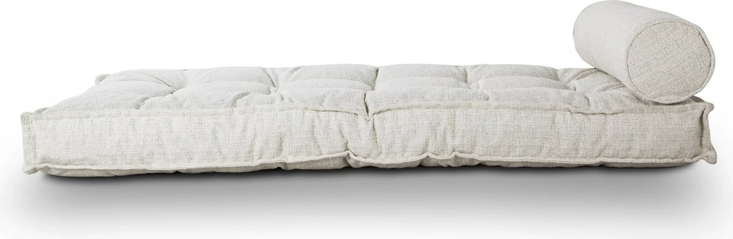 Jastëk për divan Atelier del Sofa, buklet, i bardhë