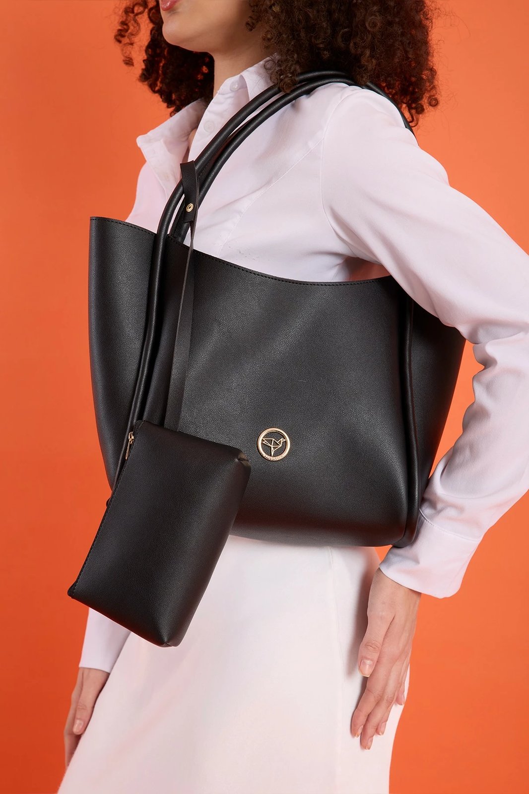 Çantë krahu Zoozie Bags, Athinë, e zezë