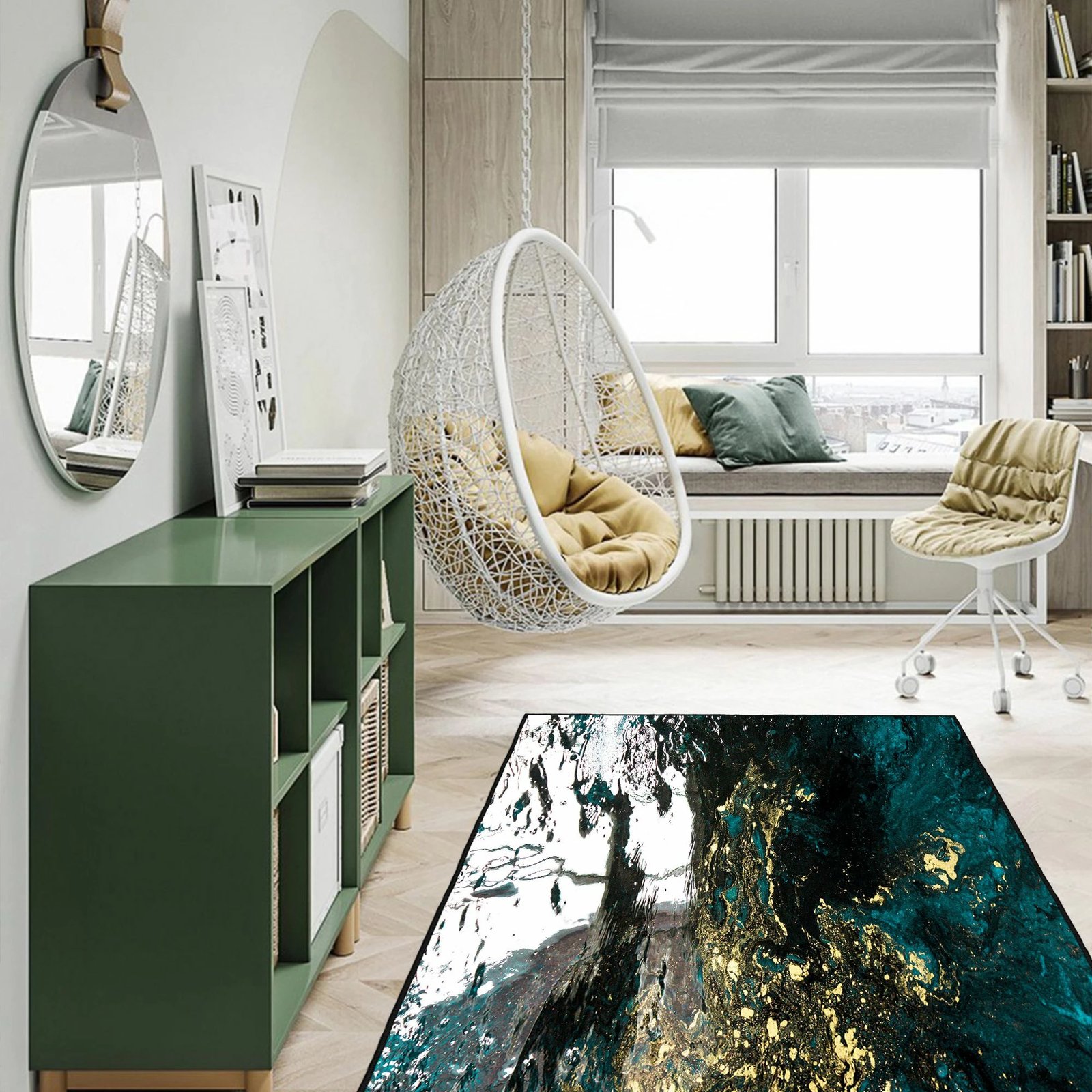 Qilim për korridor, shumëngjyrësh, 80x150cm, Conceptum Hypnose, Exfab264