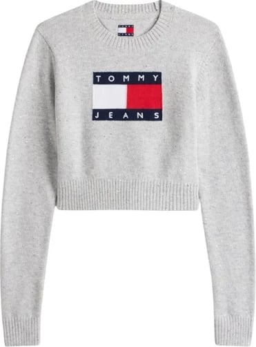 Xhemper femra Tommy Hilfiger Jeans, gri