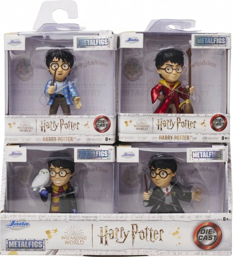Figurë metalike Harry Potter JADA TOYS 253180008, 6.5 cm, 4 lloje