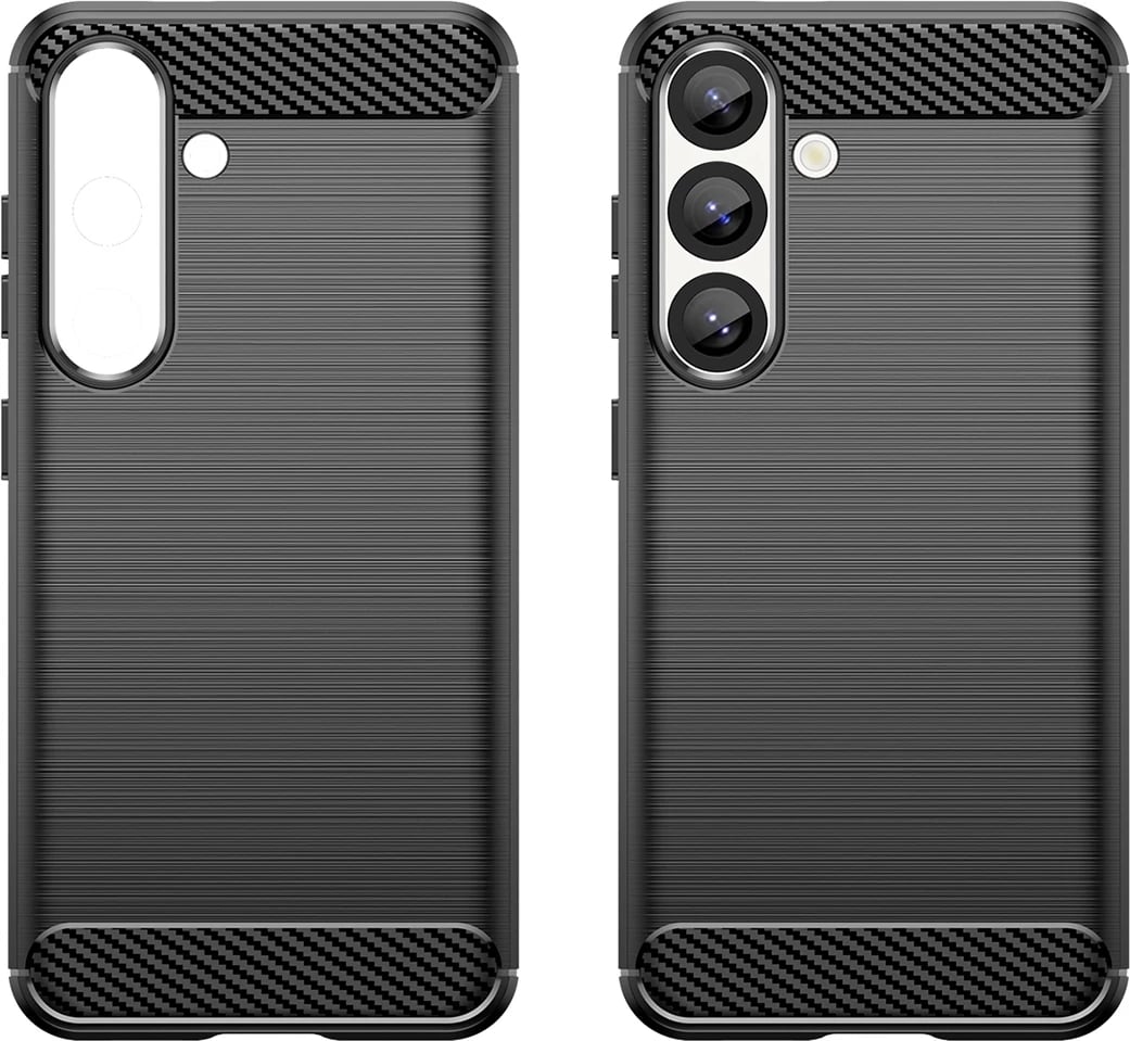 Mbështjellës Hurtel Carbon Case për Samsung Galaxy M06 5G, TPU, i zi