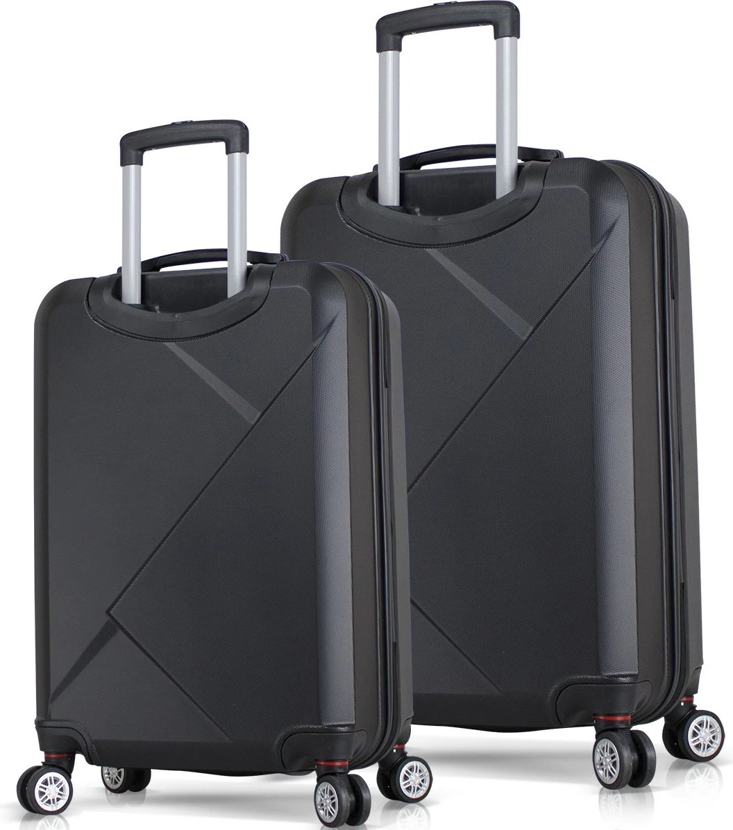 Set valixhesh (2 copë), Zoozie Bags, 8039, ngjyrë e zezë