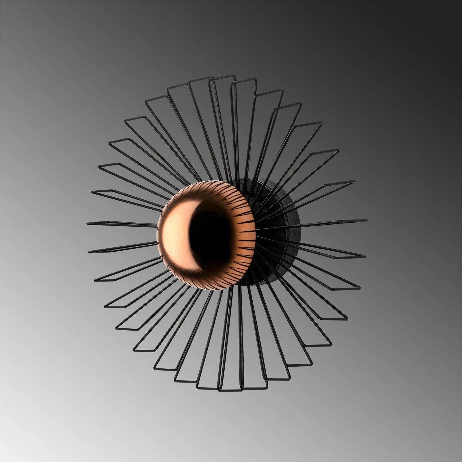 Llambë muri Opviq Kaya - 15230 - M, metalike, e zezë