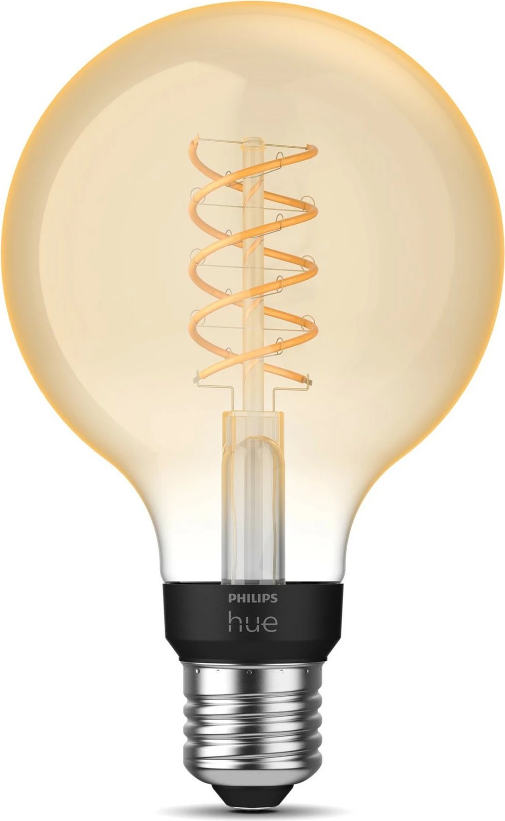 Llambë smart Philips Hue G93 E27 Filament, Bluetooth/Zigbee, LED, Transparent