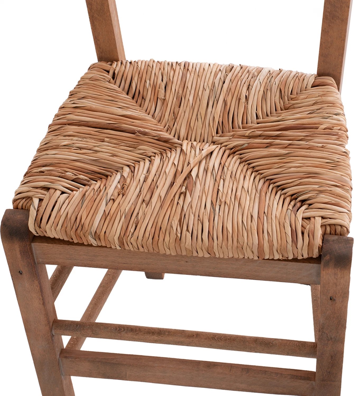 Karrige tradicionale me kashtë, ngjyrë arre, FH10370.01