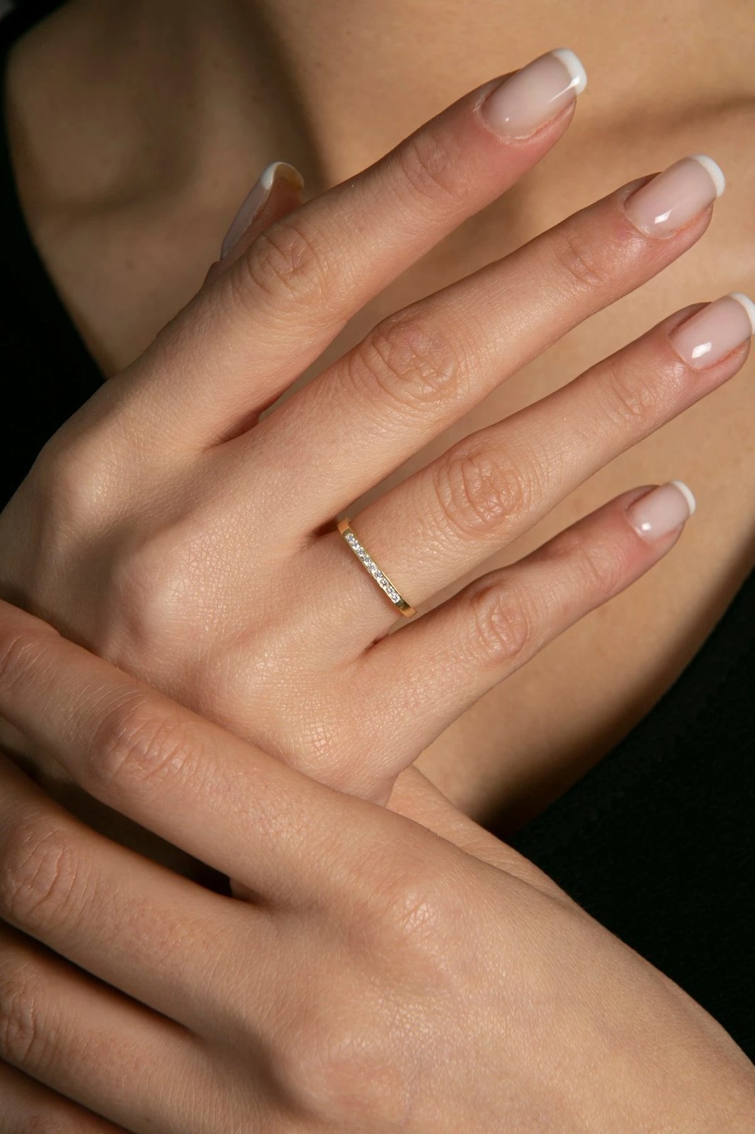 Unazë argjendi Elika, ngjyrë ari, FA182942A