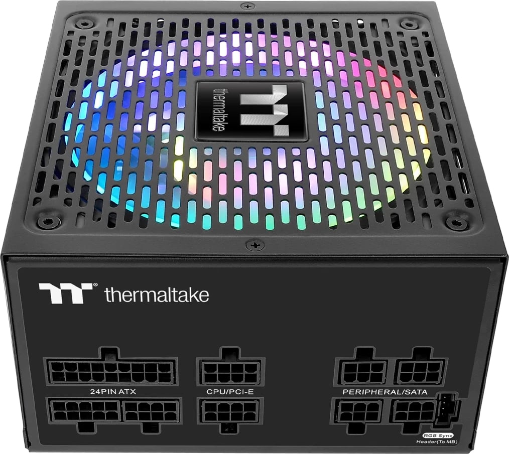 Kasë Thermaltake Toughpower GF1 Gold ARGB 650W, modular, 80 PLUS Gold, me dritë ARGB