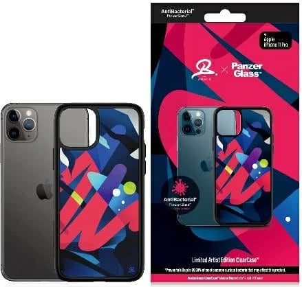 Mbështjellës PanzerGlass ClearCase Mikael B Limited Artist Edition për iPhone 11 Pro, shumëngjyrësh